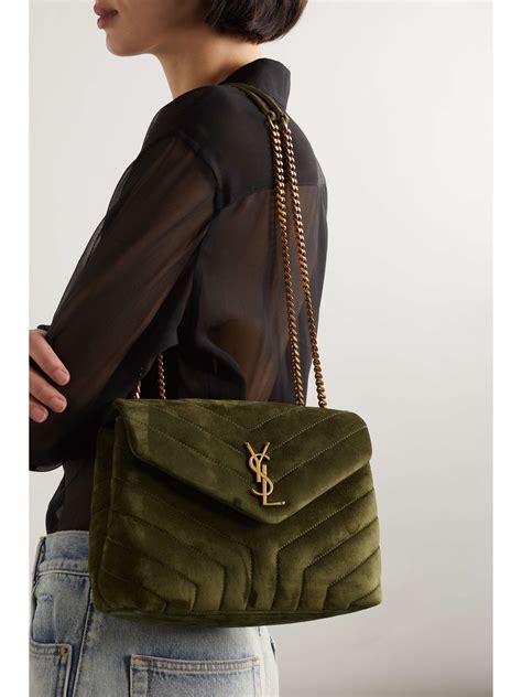 ysl green college bag|ysl college bag suede.